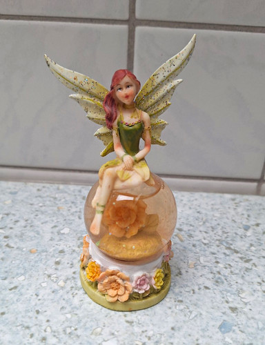 Glas glitzer schneekugel - glas,