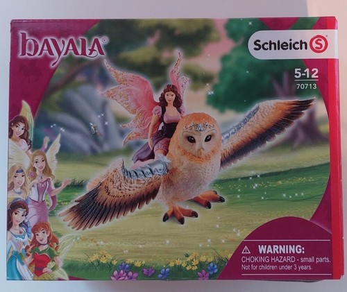 Schleich elfe auf glitzer - auf, glitzer-eule