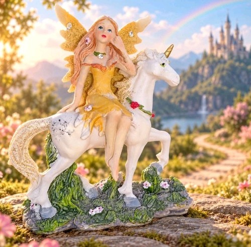 Fantasy elfe auf einhorn - elfe, figur