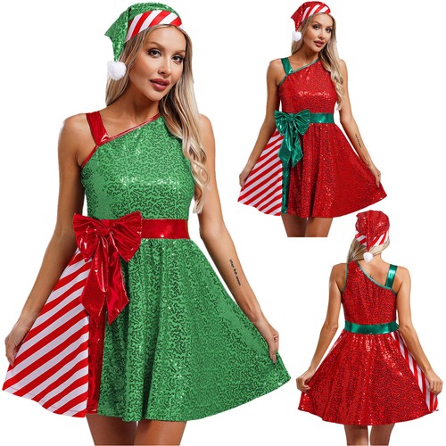 Damen weihnachten kleid santa - damen,