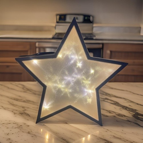 Led holzsterne winter - led,